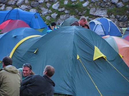 Tents at Wetterleuchten 2011